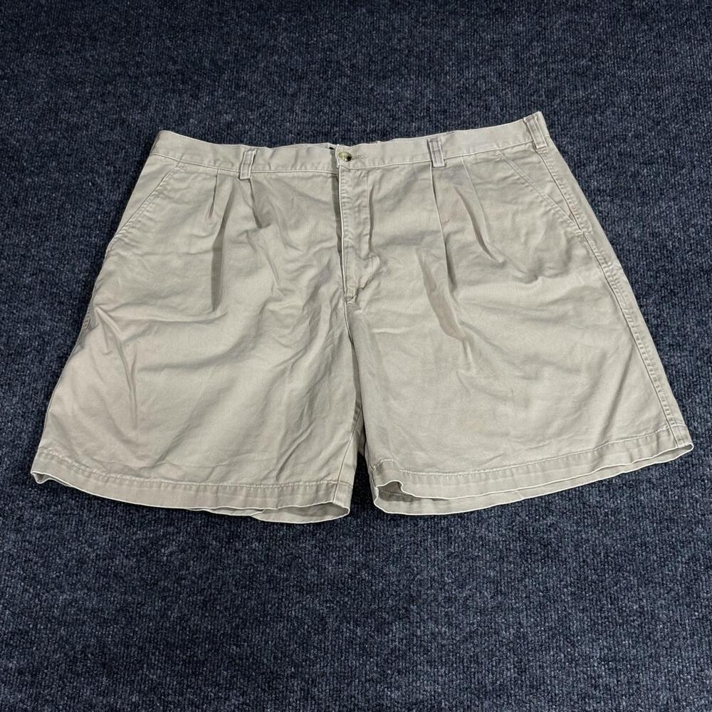 Vintage Timberland Weathergear Shorts Mens 36 Khaki Pleated Casual 90s Outdoors